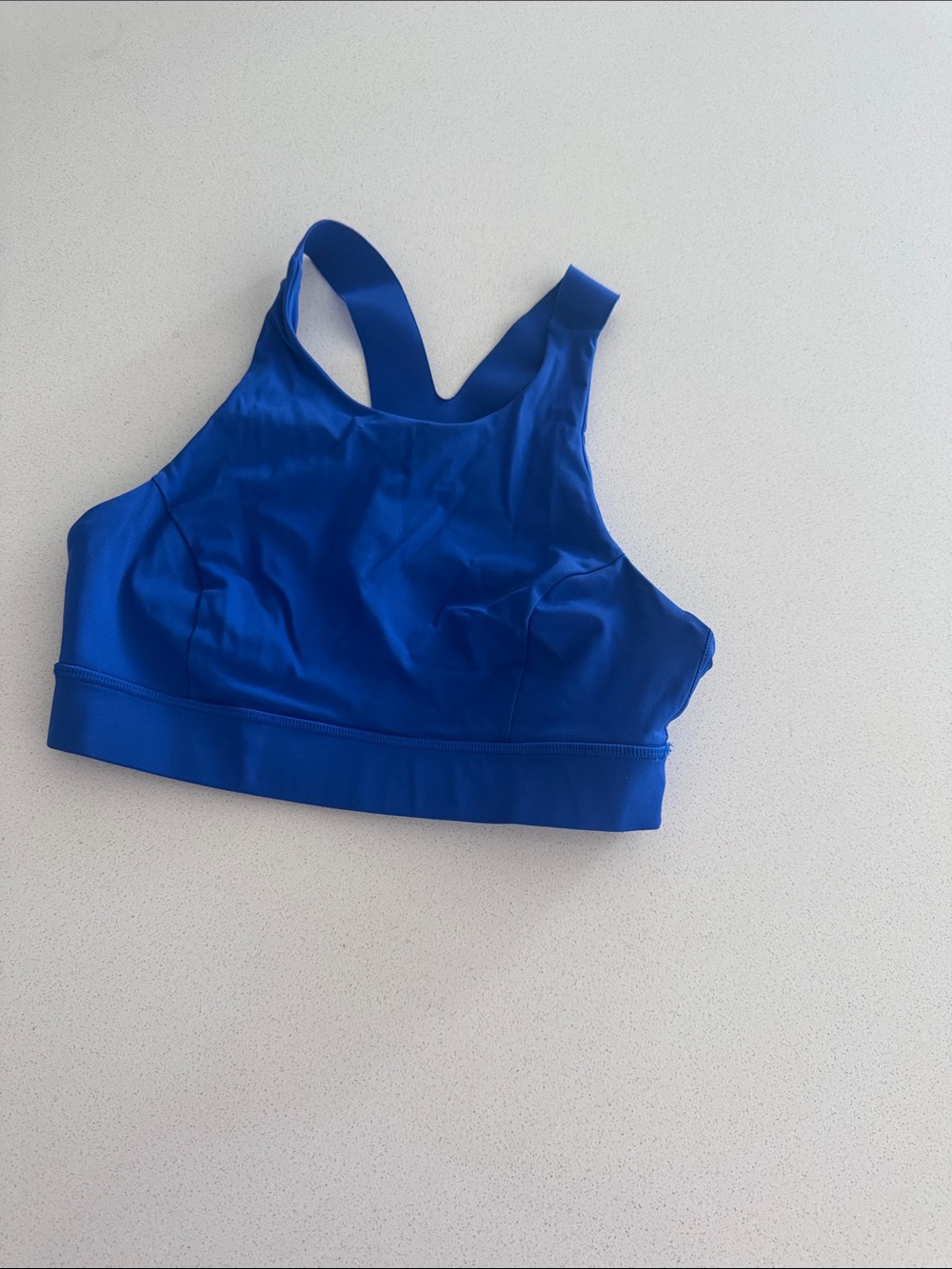 lululemon athletica Cobalt Blue High-Neck Swim Bikini Top